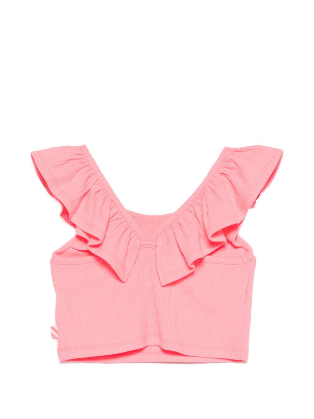 Top per bambina Billieblush rosa con ruches U21945 499 BILLIEBLUSH KIDS