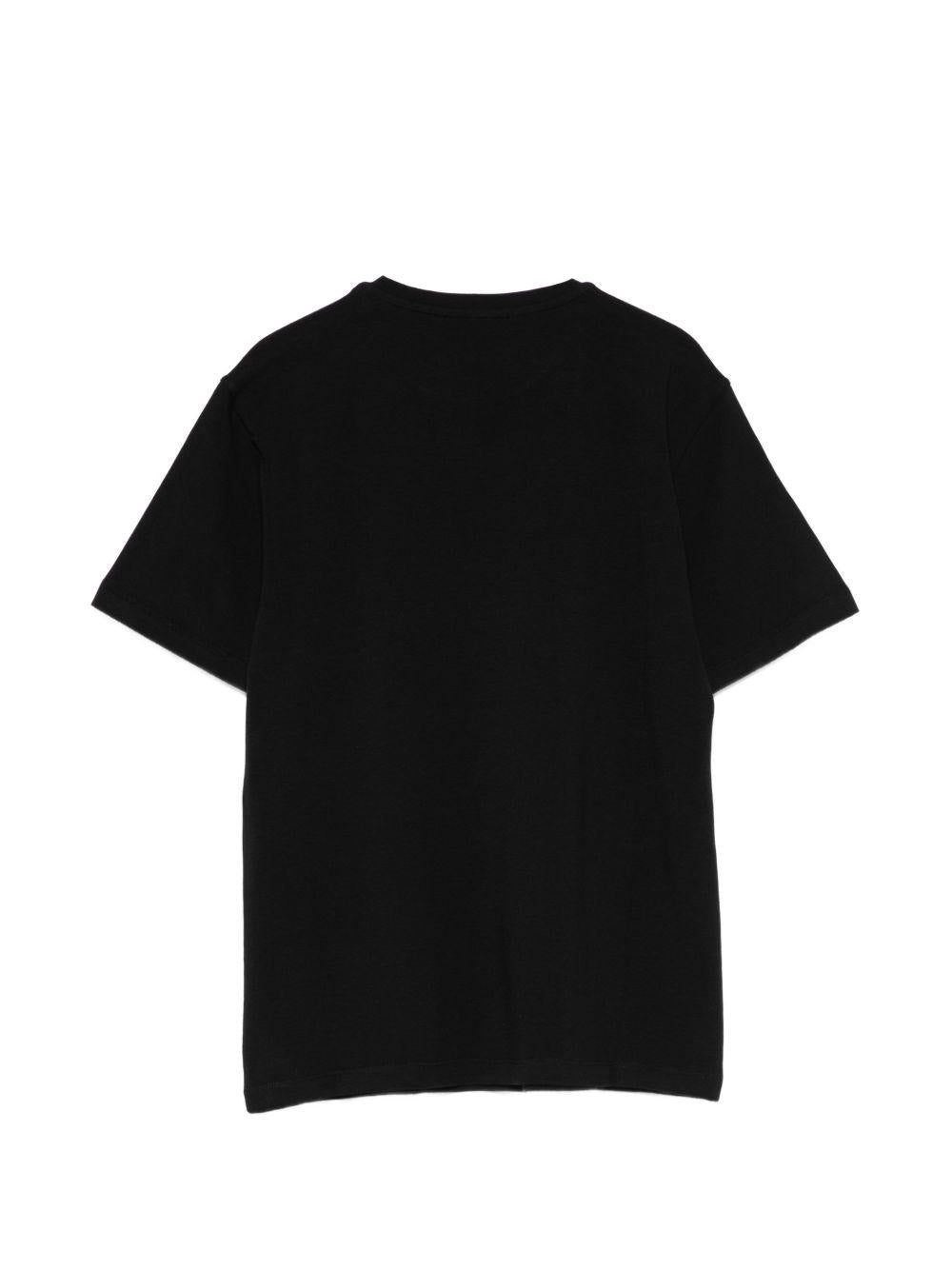 T-shirt per bambina Elisabetta Franchi La Mia Bambina nera con stampa logo EFTS2600JE006 N005 ElISABETTA FRANCHI KIDS