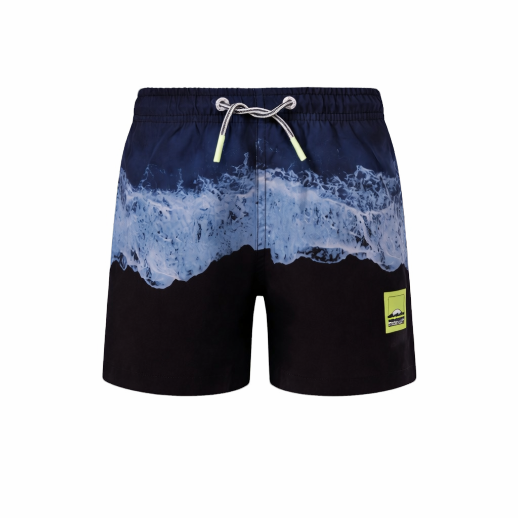 Costume da bagno Niko per bambino Molo multicolore con stampa con onde 8S26P402 5198 MOLO