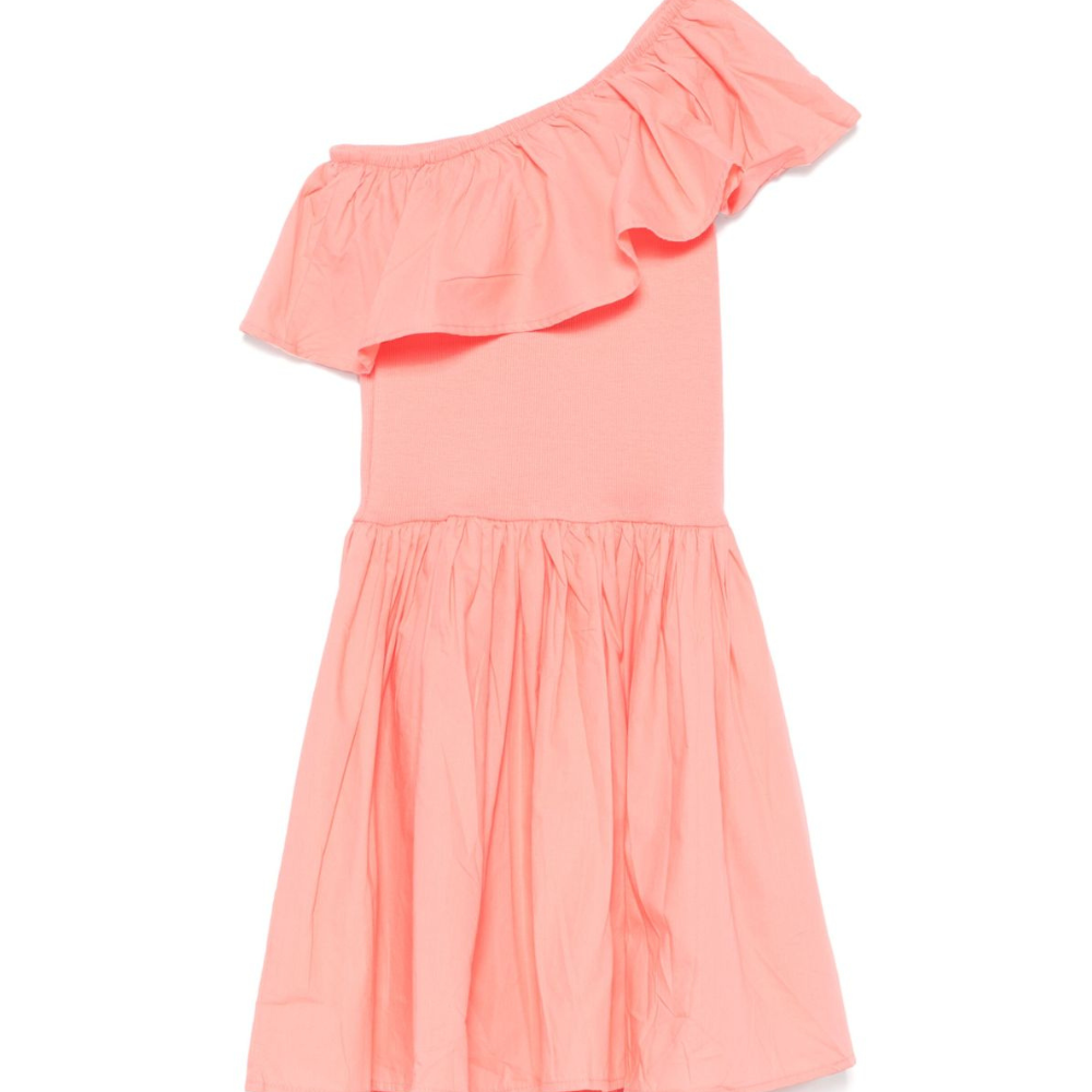 Abito Chloey per bambina Molo rosa con ruches 2S25E106 8465 MOLO