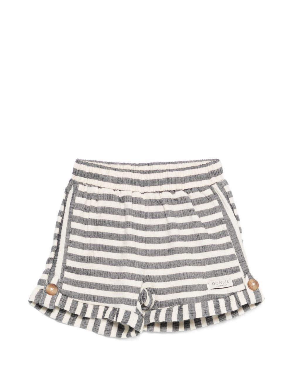 Shorts per neonata Donsje multicolor con design a righe 4116400 S0003 DONSJE KIDS