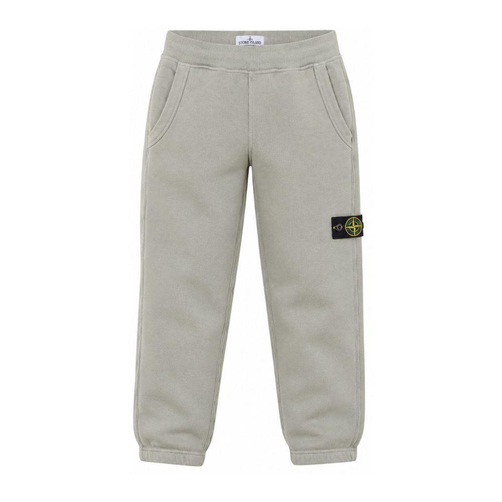 Pantaloni sportivi per bambino Stone Island Kids grigio con logo L2S166200002S0A20 V0068 STONE ISLAND KIDS