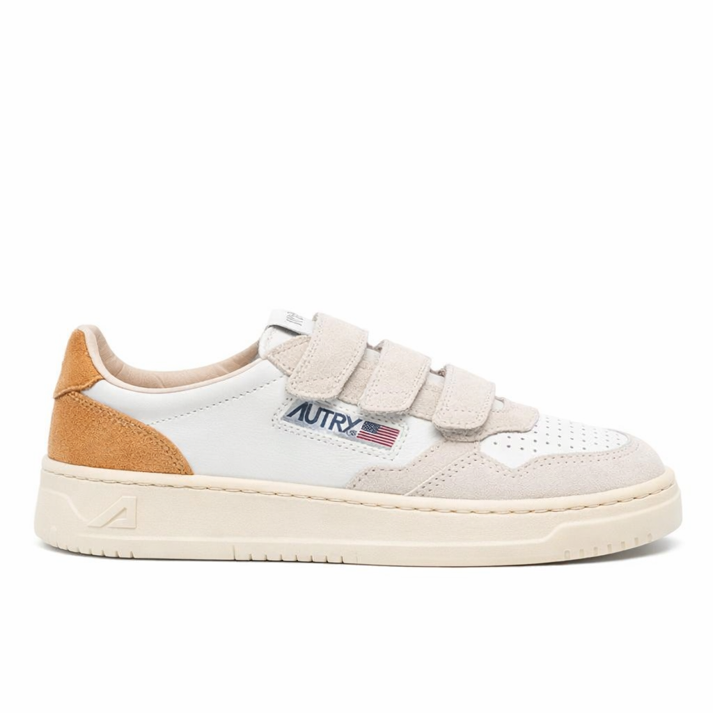 Sneakers per bambini AuTRY Kids bianche con logo sulla linguetta KILK 3U06 AuTRY KIDS