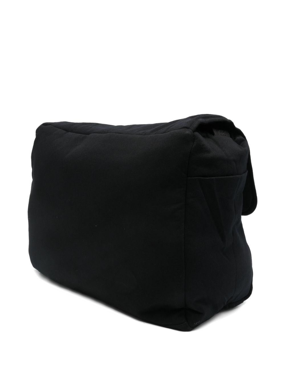 Borsa per neonati Moschino Kids nera con stampa Teddy Bear MUX05VLCA19 60100 MOSCHINO KIDS