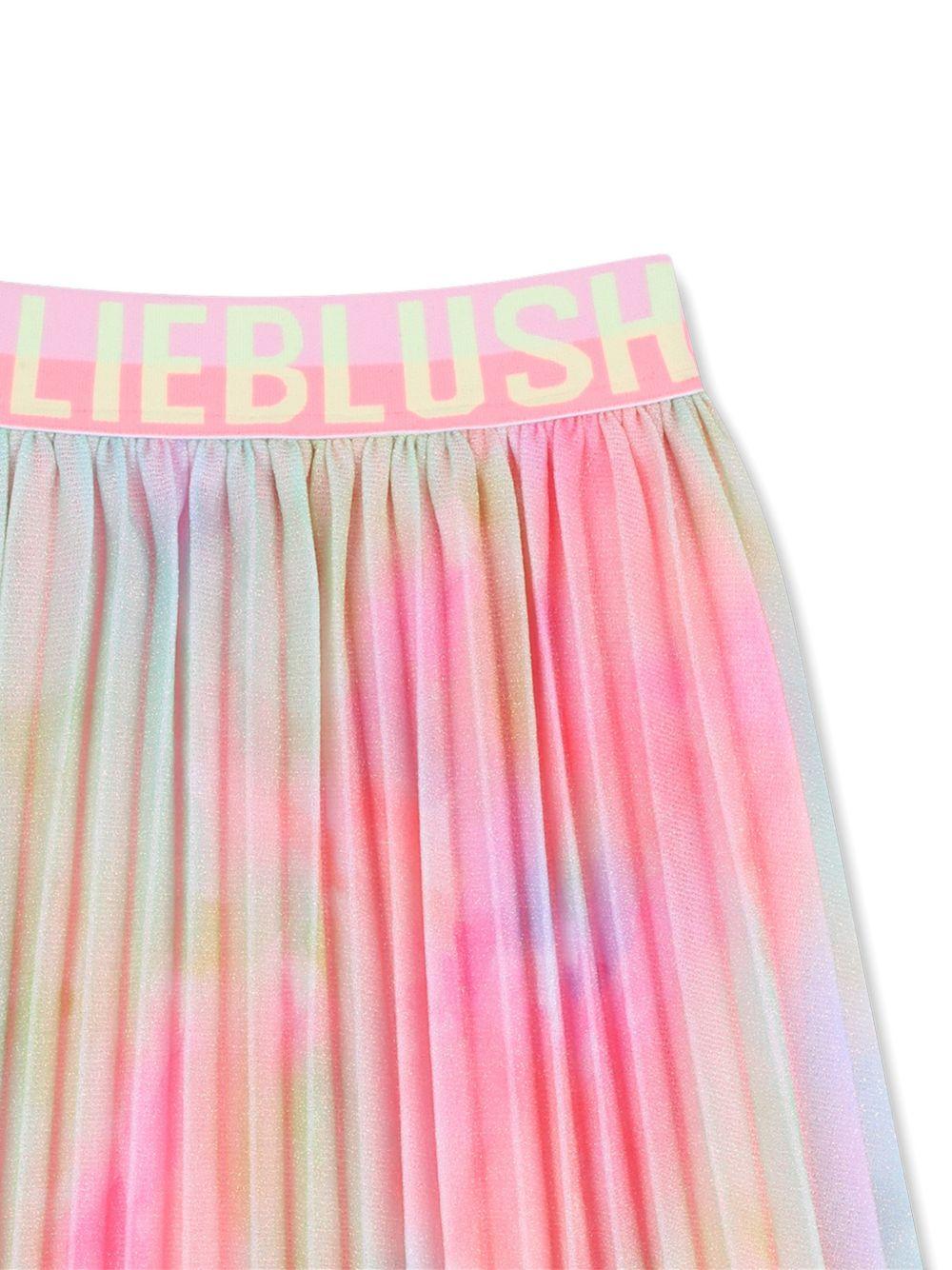Gonna per bambina Billieblush rosa con design plissettato U21863 Z41 BILLIEBLUSH KIDS