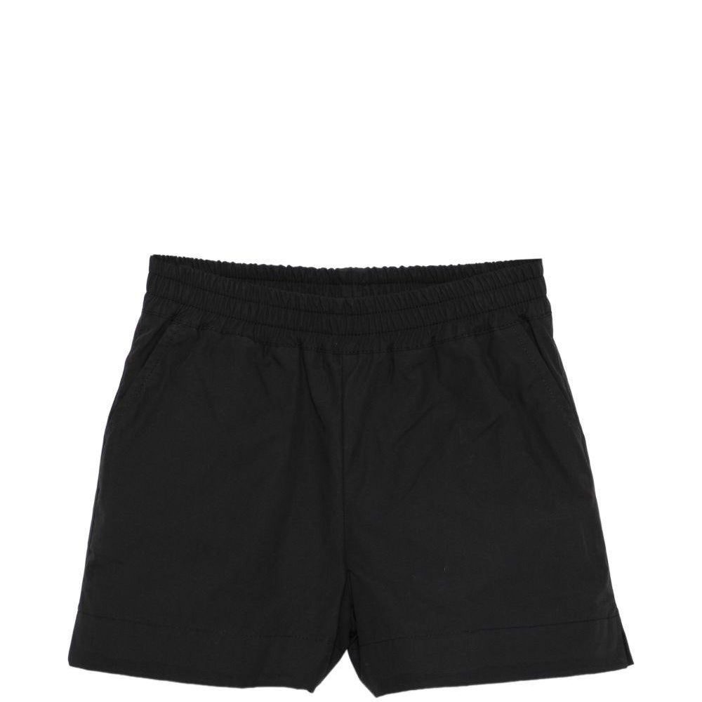 Shorts per bambina MSGM Kids neri con vita arricciata S6MSJGSH098 110 MSGM KIDS