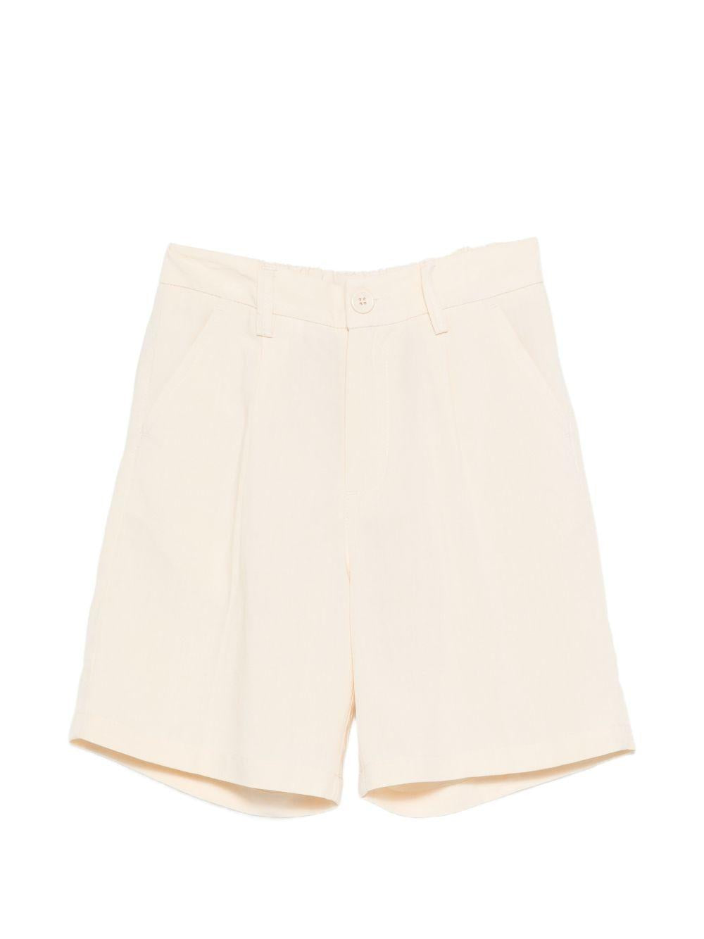 Bermuda per bambino Paolo Pecora Kids beige con pieghe PP4382 SABBIA PAOLO PECORA KIDS
