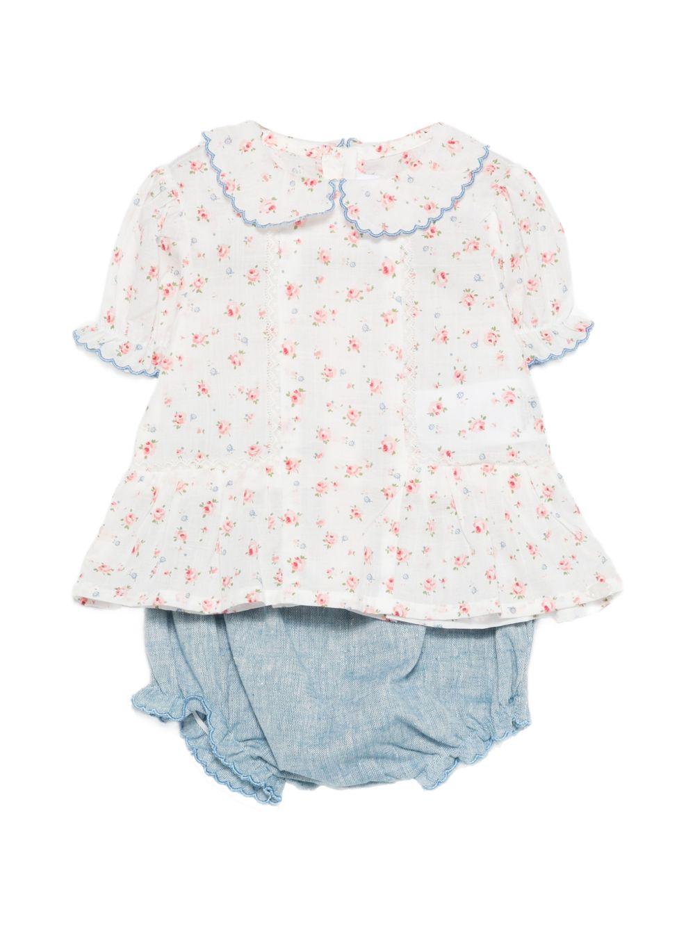 Set due pezzi per neonata Tartine & Chocolat multicolore con stampa a fiori CC37050 13 TArtine & Chocolat KIDS