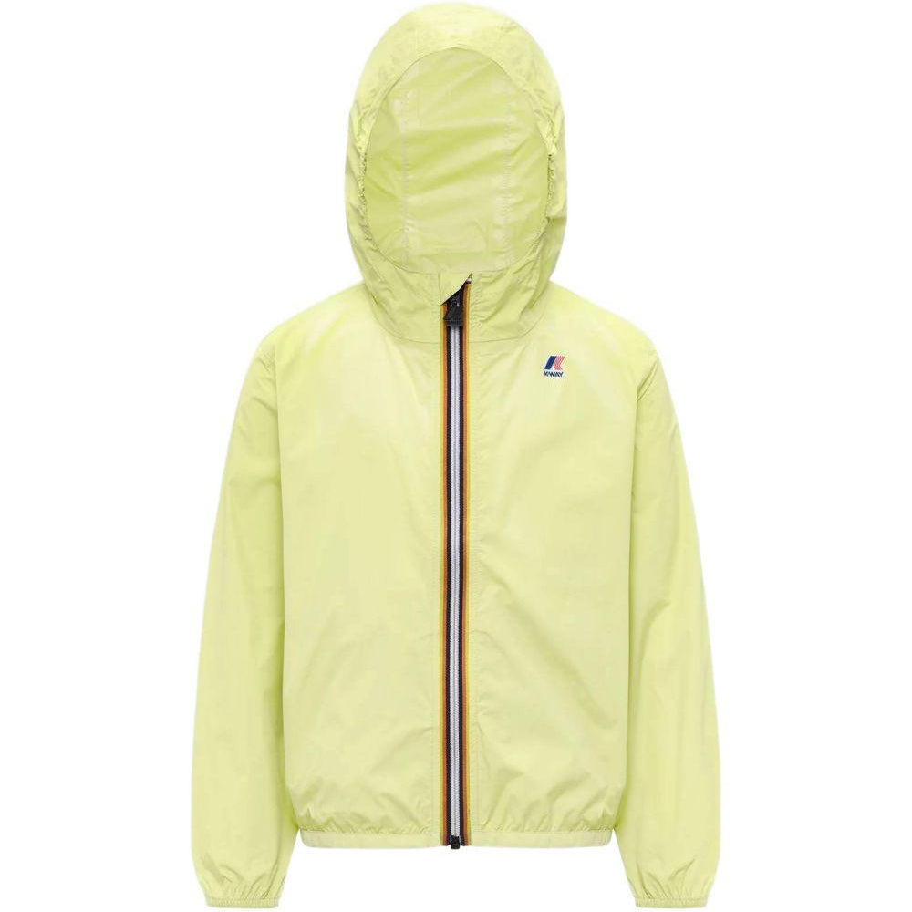 Giacca P. Le Vrai Claude 4.0 per bambini K Way Kids verde lime con cappuccio K61336W W0Z K-WAY KIDS