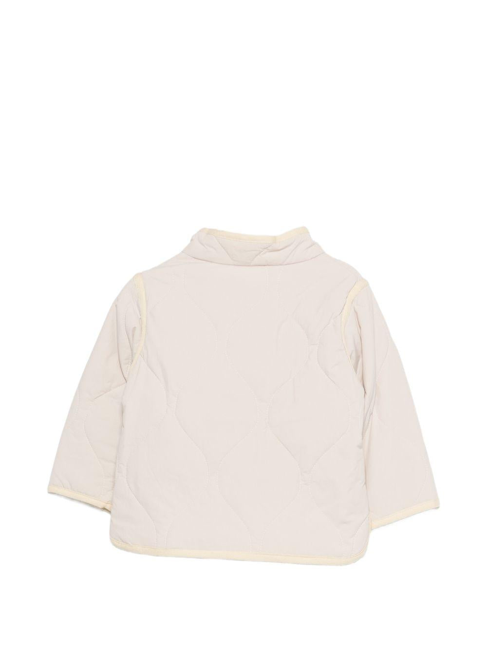 Piumino Harrie per neonata Molo beige con design trapuntato 5S26M311 5645 MOLO KIDS