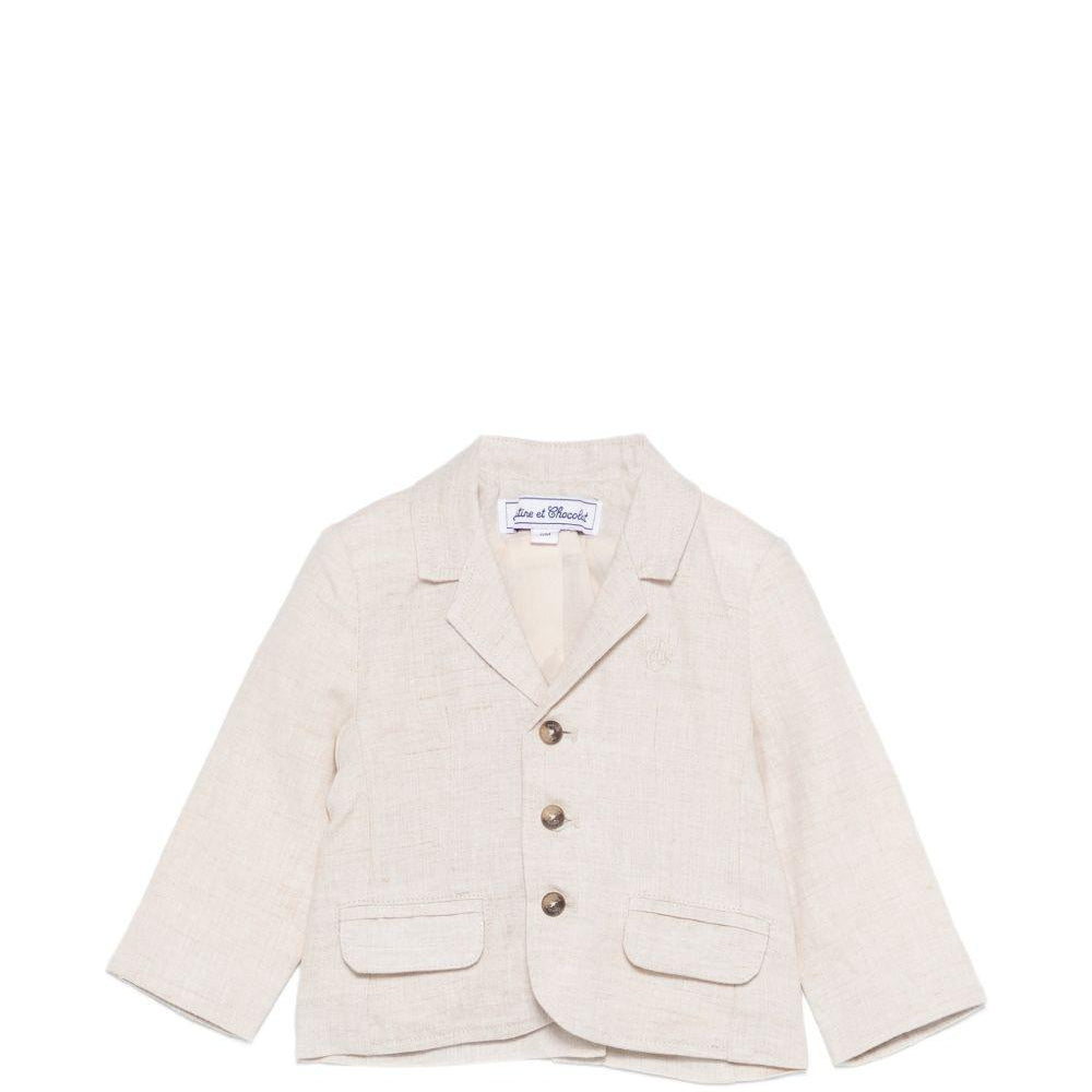 Blazer per neonato Tartine & Chocolat beige con revers classici CC40031 17 TArtine & Chocolat KIDS