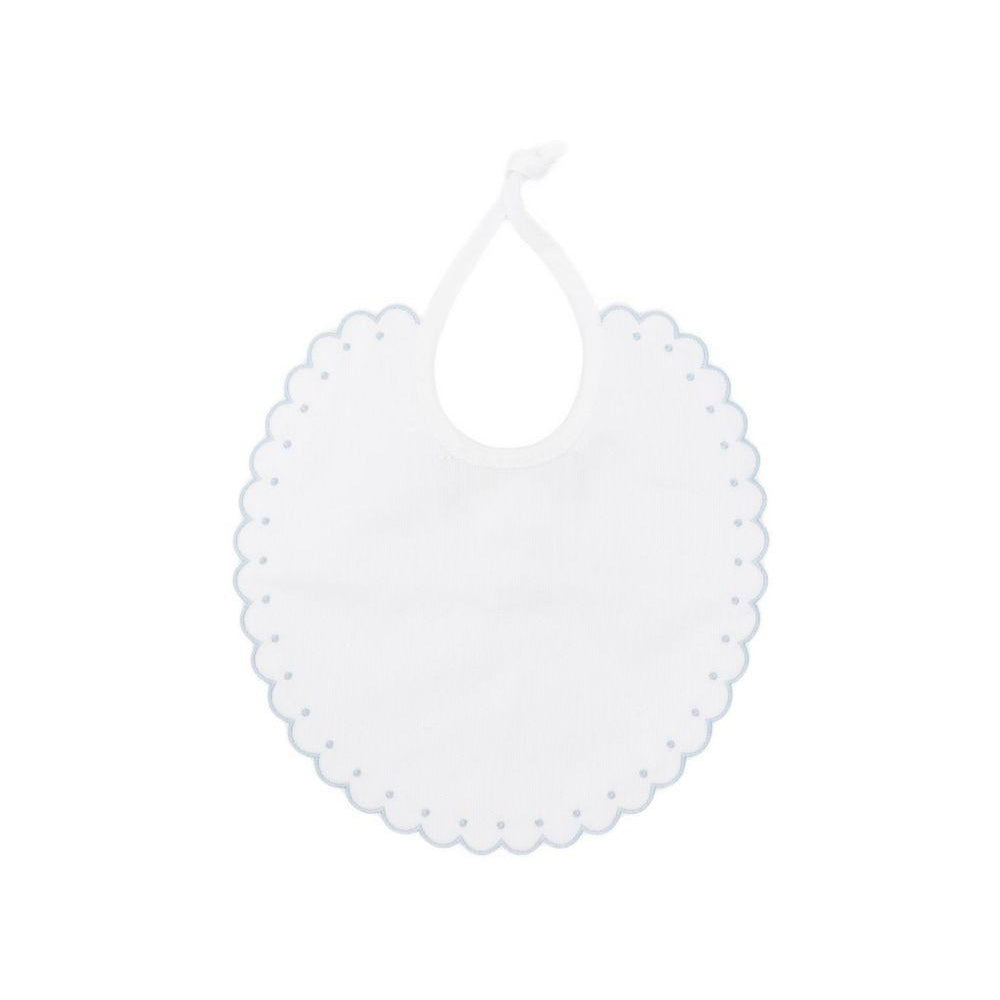 Bavaglino per neonato La Stupenderia bianco con bordo smerlato 2TBBV50 P01AZZ LA STUPENDERIA KIDS