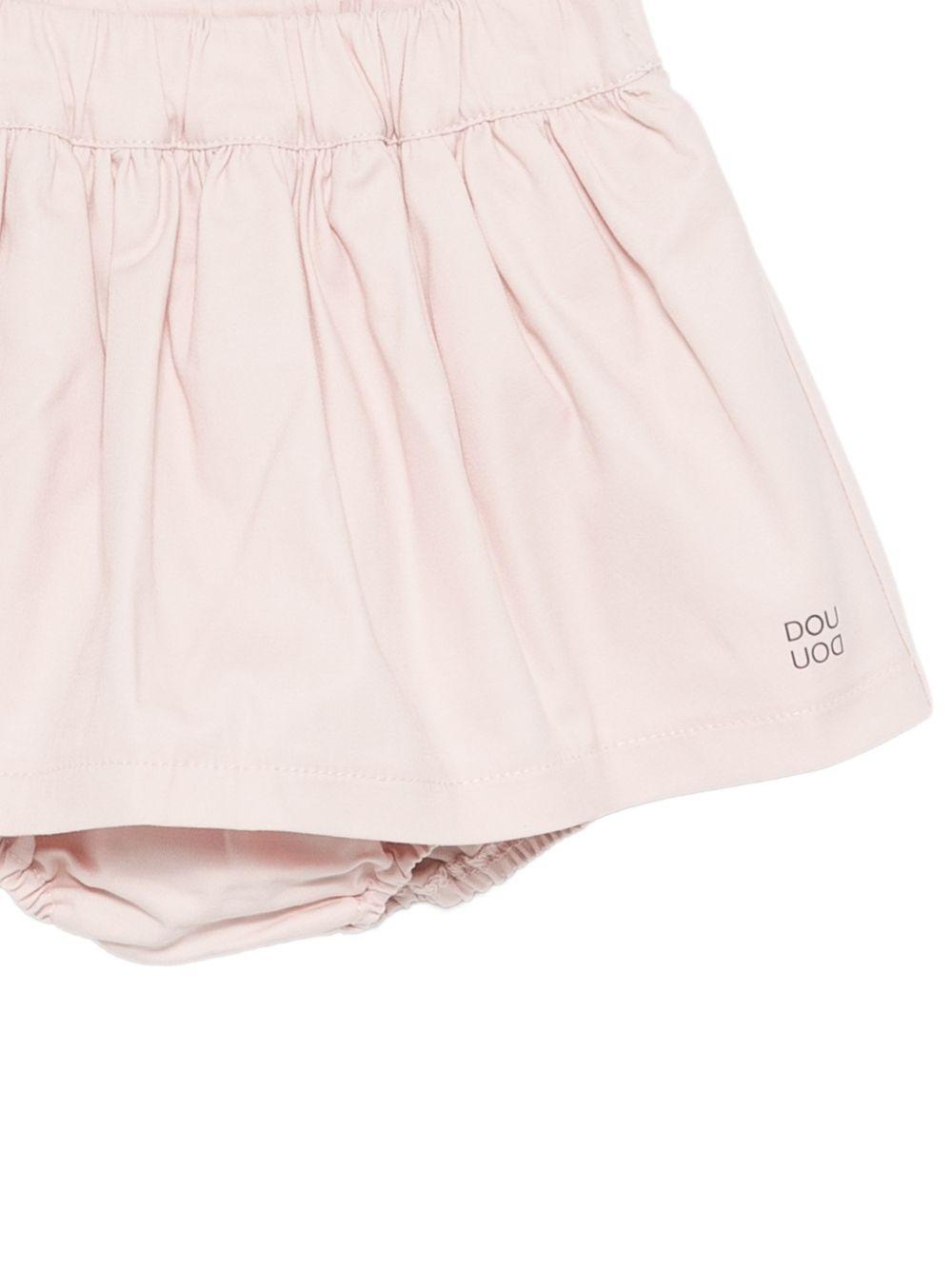 Gonna per neonata Douuod Kids rosa con stampa logo DY7001 G0197 504 DOUUOD KIDS