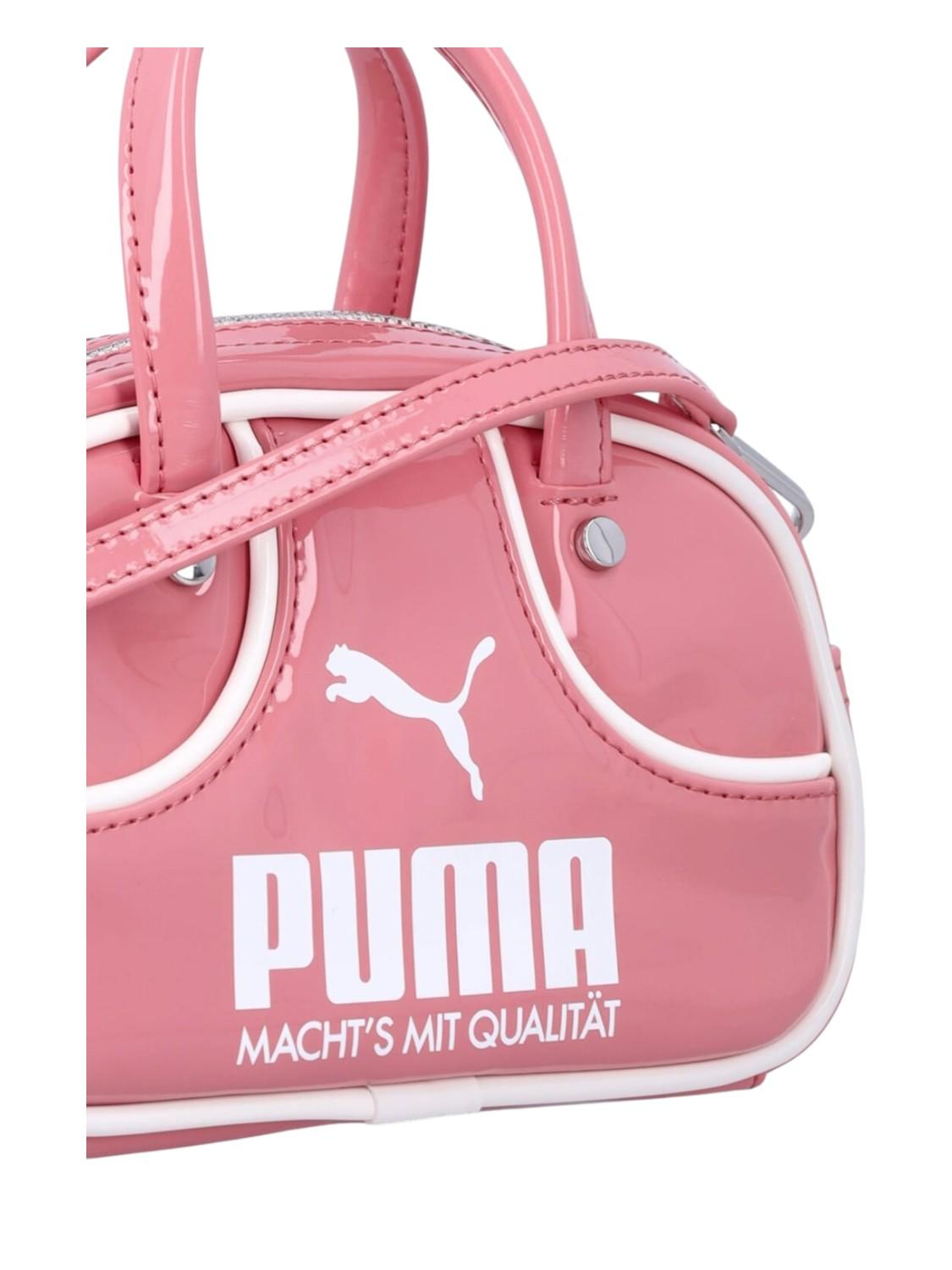 Borsa per bambina Puma Kids rosa con logo stampato sul davanti 91824 12 PUMA KIDS