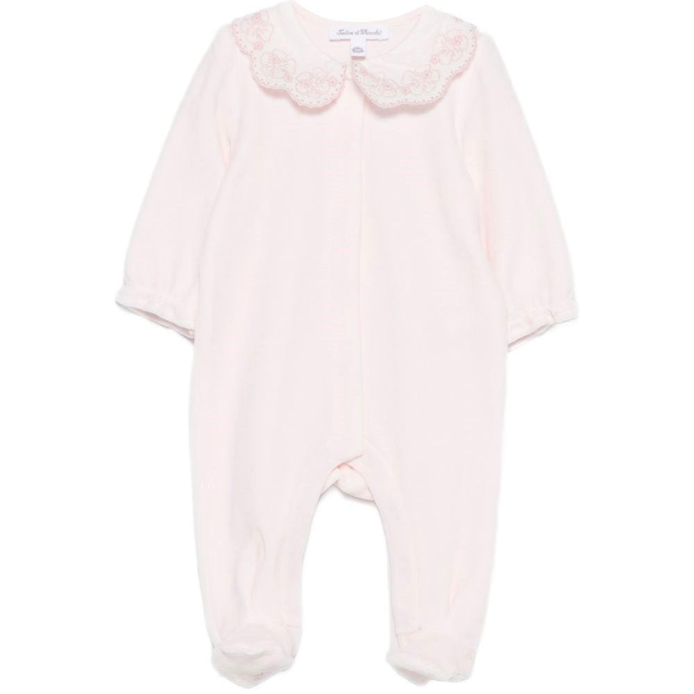 Tutina per neonata Tartine & Chocolat rosa con finitura in pizzo CC54090 31 TArtine & Chocolat KIDS