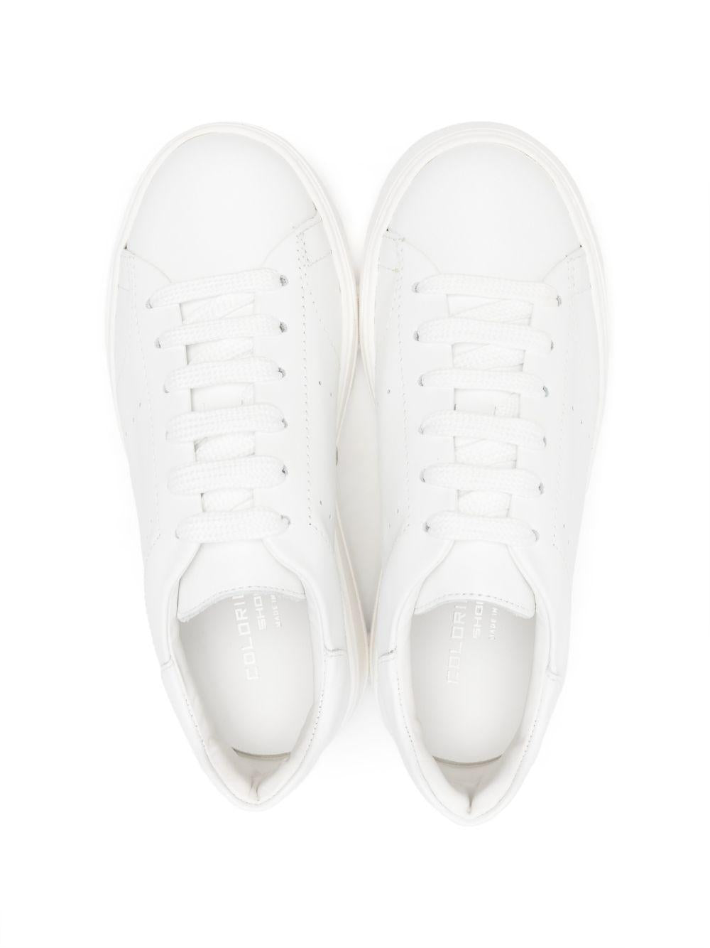 Sneakers per bambino Colorichiari bianche con dettaglio traforato MJ958496 4869 1010 COLORICHIARI KIDS