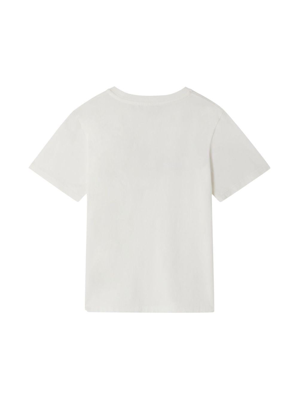 T-shirt Thibald per bambino Bonpoint bianco con orlo dritto S05BTSK00020 102 BONPOINT KIDS