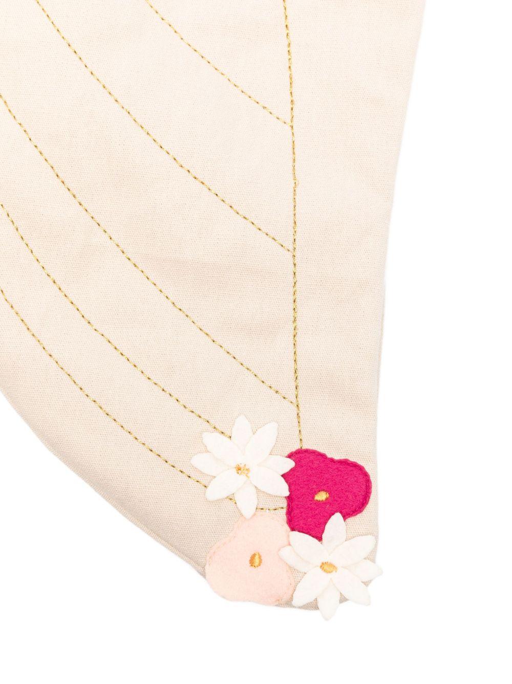 Ali giocattolo per bambina Avery Row beige con applicazione di fiori DUSFLO FLOWER FAIRY AVERY ROW KIDS