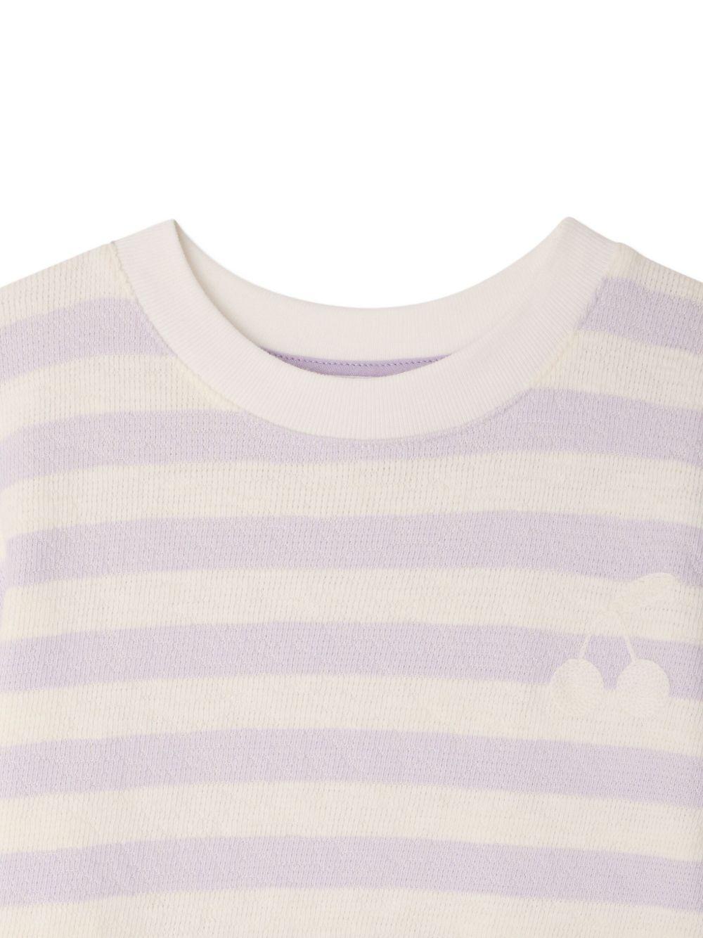 T-shirt Farah per bambina Bonpoint multicolor con design a righe C06GTSK00001 257A BONPOINT KIDS