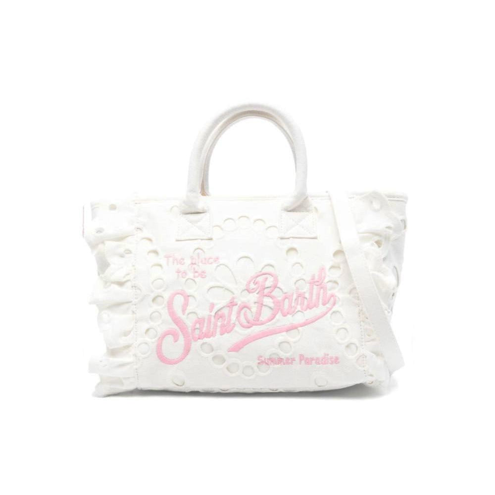 Borsa Colette MC2 Saint Barth bianca in pizzo sangallo COL0027 00410L MC2 ST. BARTH KIDS