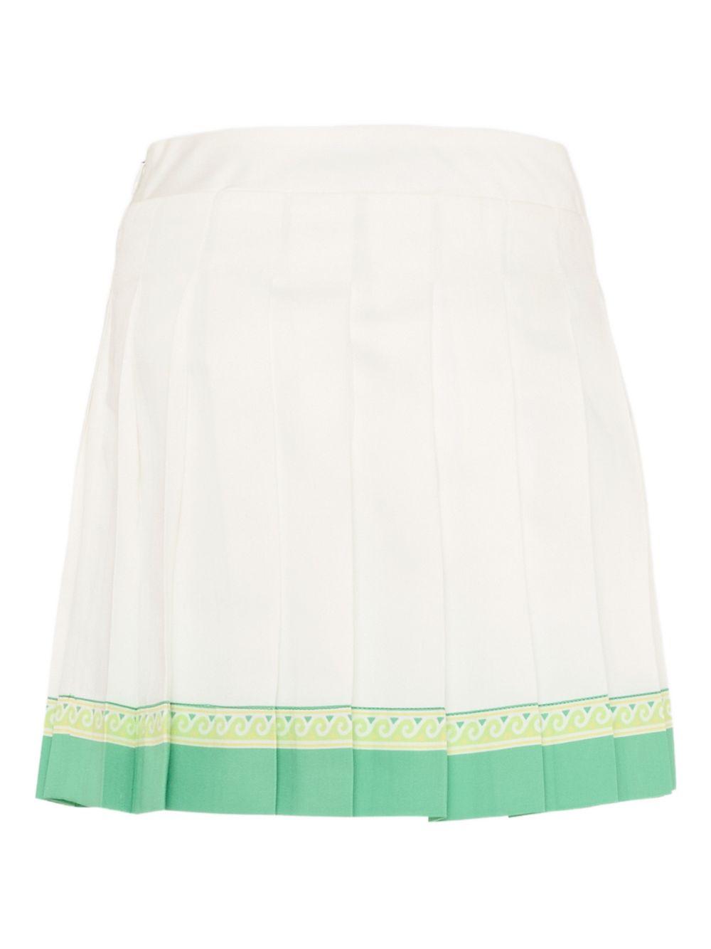 Gonna per bambina Casablanca Kids avorio con dettaglio ricamato KSP26SK15801 WHITE CASABLANCA KIDS