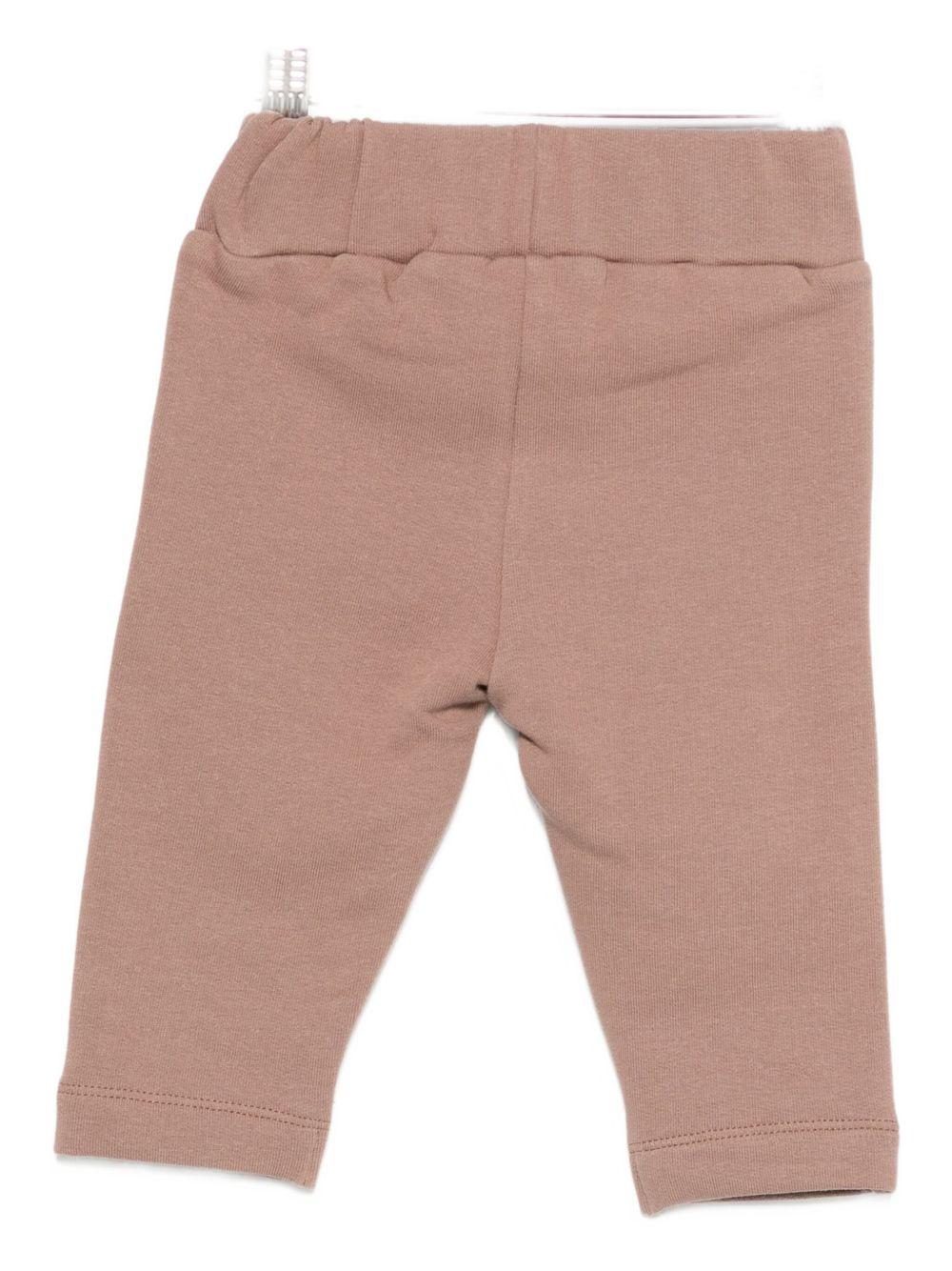 Pantaloni per neonati Donsje beige con toppe sulle ginocchia 3040707 00033 DONSJE