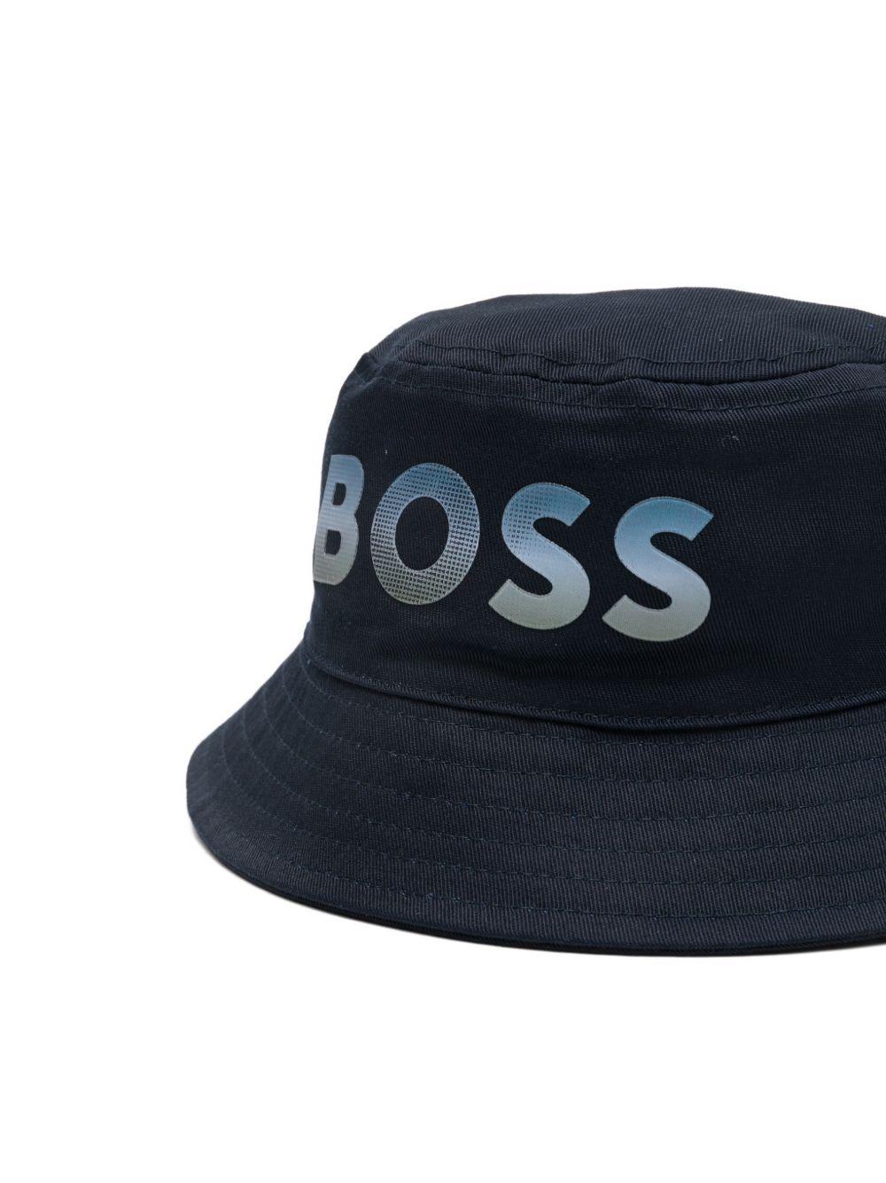 Cappello per neonato Boss Kids blu scuro bucket J53145 849 BOSS KIDS
