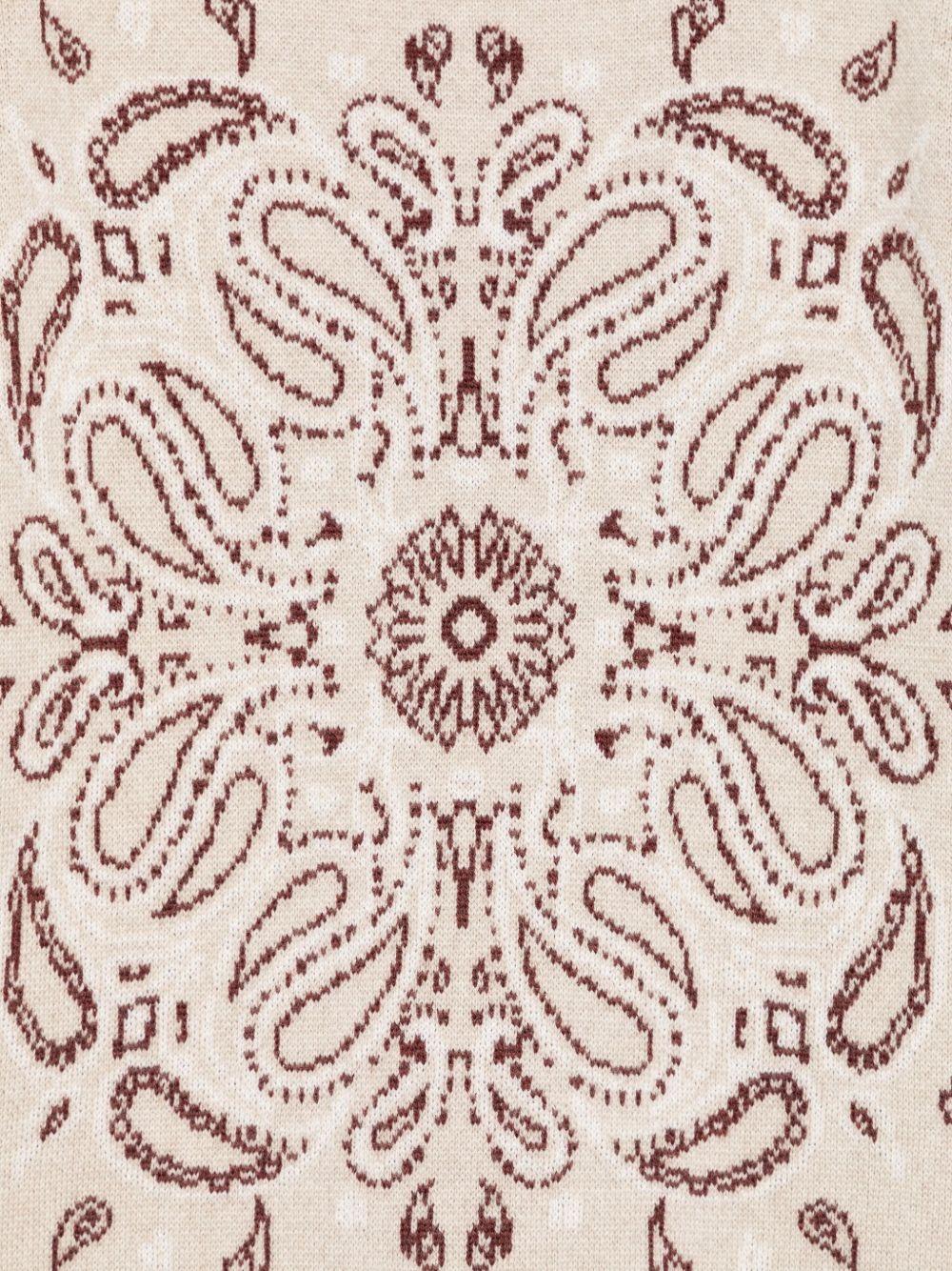 Maglione per bambino Eleventy Kids beige con motivo Paisley EX9P40 W0033 873BD ELEVENTY KIDS