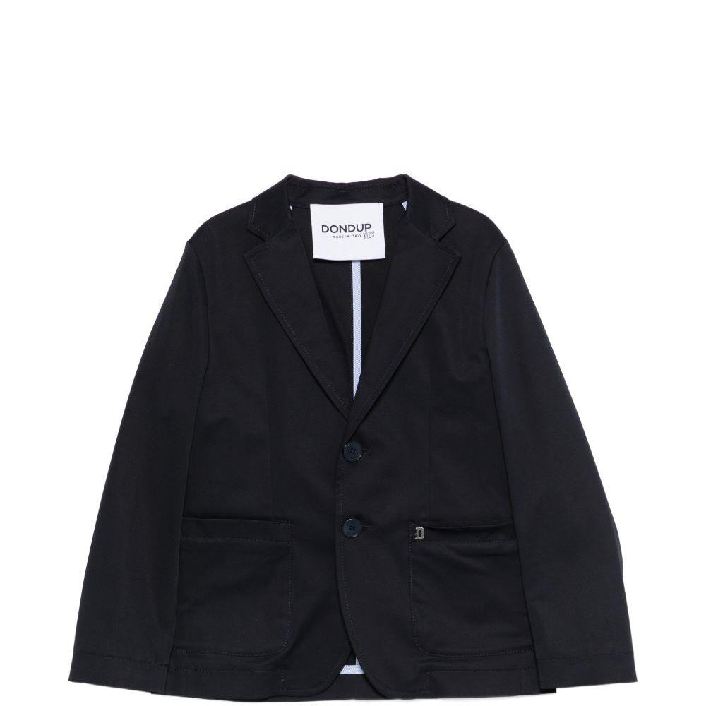Giacca per bambino DONDUP Kids blu con revers a lancia DMGC0240RA029 4000 DONDUP KIDS