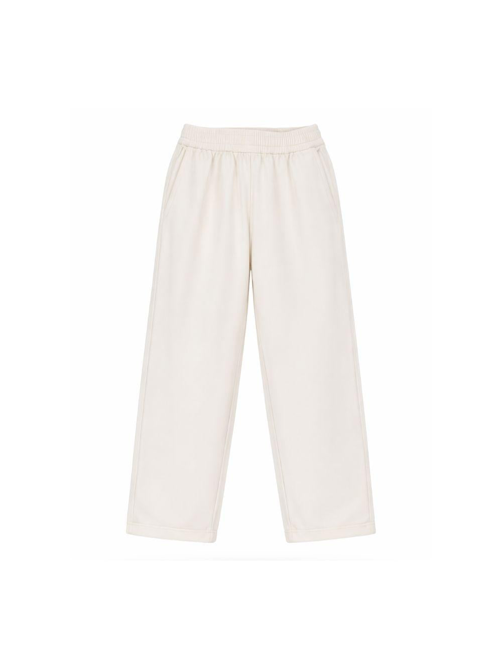 Pantaloni sportivi per bambino Molo beige con vita elasticizzata 1S26I105 8894 MOLO