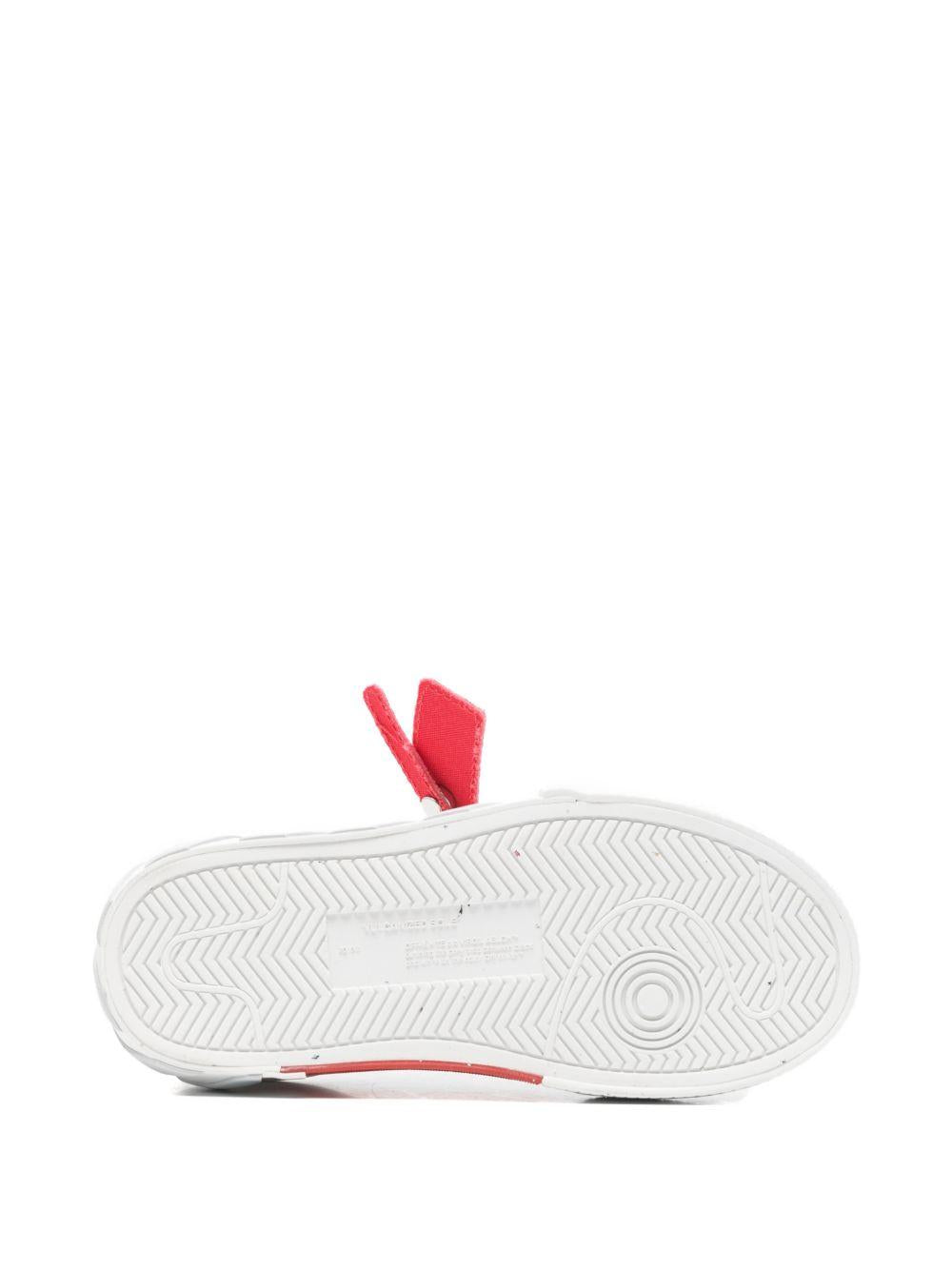 Sneakers per bambino Off White Kids bianche con dettagli grigi OBIA003S26LEA001 0105 OFF WHITE KIDS