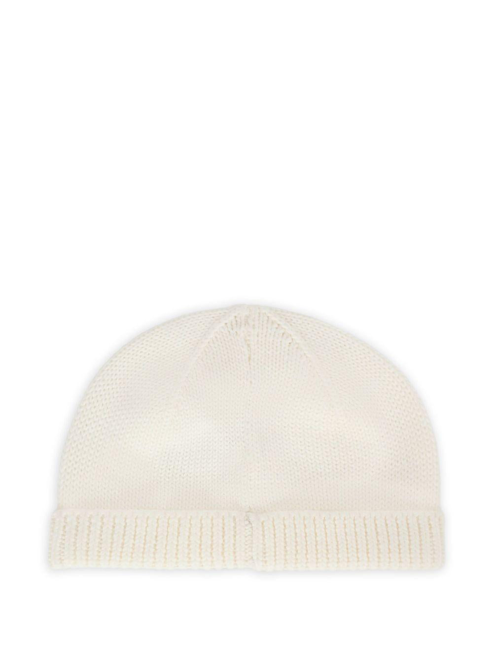 Cappello per neonati Petit Bateau bianco con ricamo a forma di cuore A0DRP 01 PETIT BATEAU KIDS