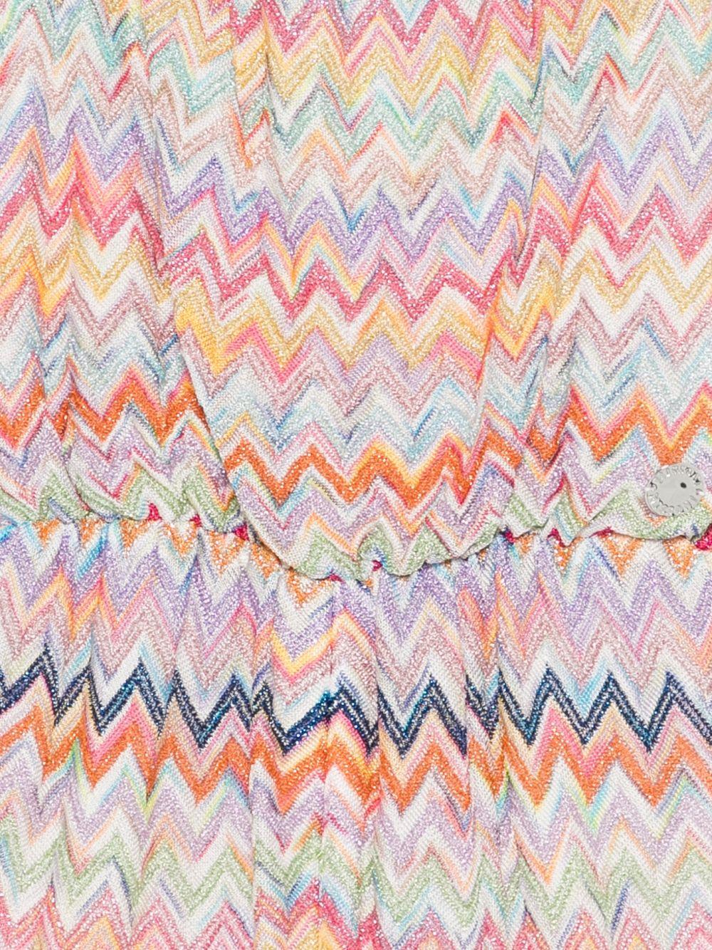 Tuta intera per bambina Missoni Kids multicolore con motivo a zigzag MYAA02 Q0107 999 MISSONI KIDS
