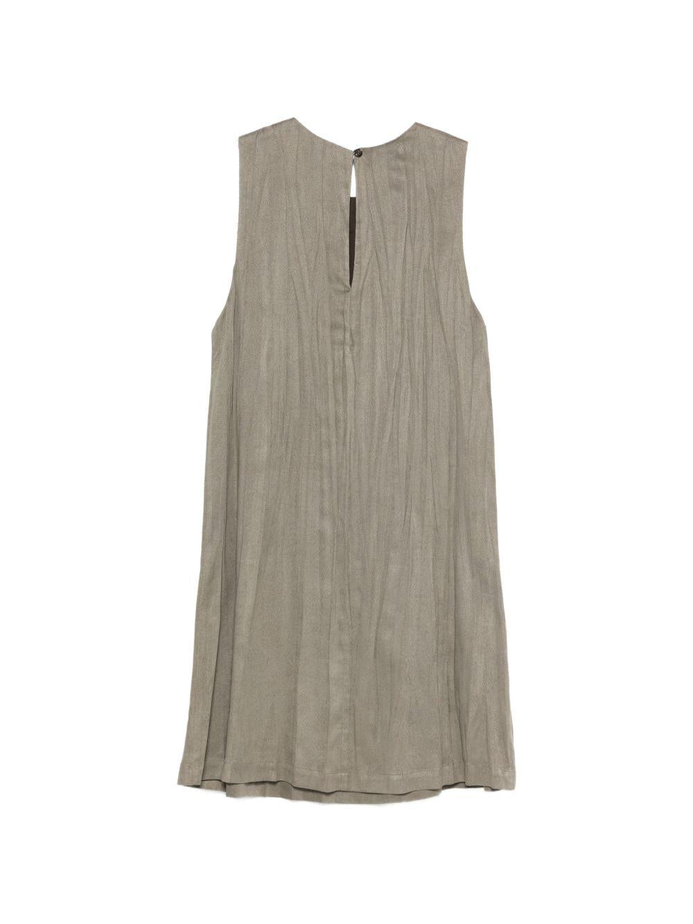 Abito per donna Alysi grigio con effetto increspato 116322 P6021 CEN ALYSI