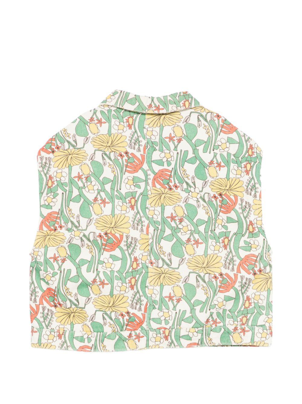 Gilet per bambina Bobo Choses multicolore con stampa floreale B126AC121 199 BOBO CHOSES KIDS