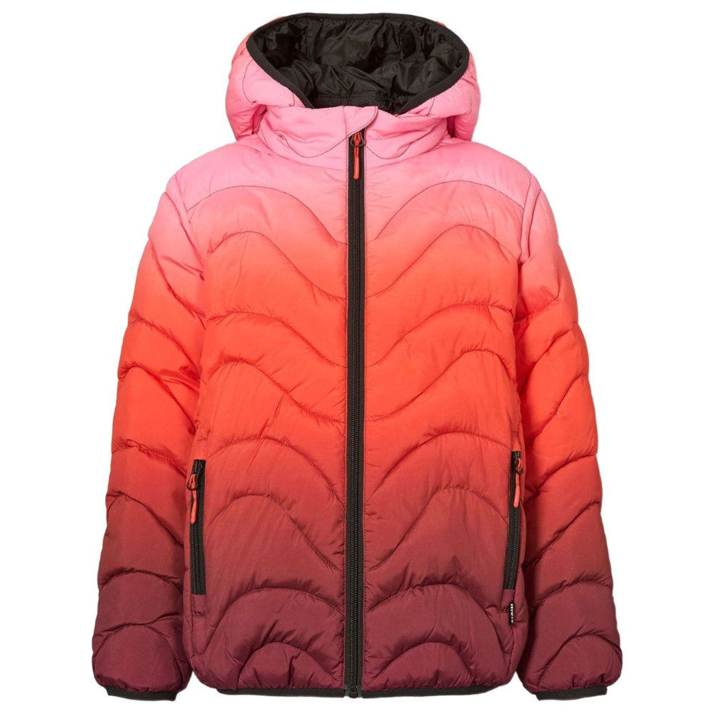 Giubbino Hao per bambina Molo rosso con cappuccio rimovibile 5W25M335 4945 MOLO