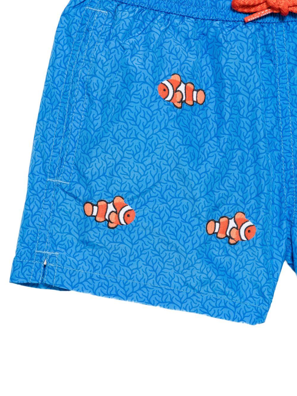 Costume per bambino MC2 Saint Barth Kids azzurro con motivo pesce Nemo JEA0014 02162L MC2 ST. BARTH KIDS