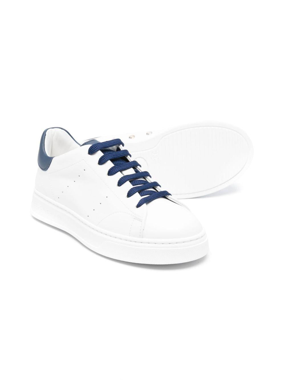 Sneakers per bambino Colorichiari bianche con dettagli blu MJ958494 4869 1066 COLORICHIARI KIDS