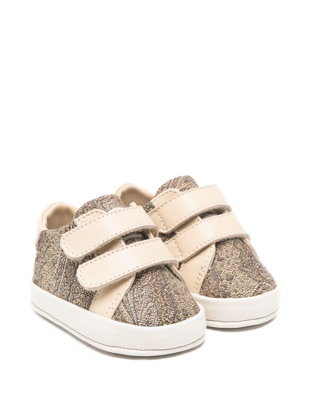 Sneakers per neonato Etro Kids beige con chiusura a strappi GY0546 U0264 311 ETRO KIDS
