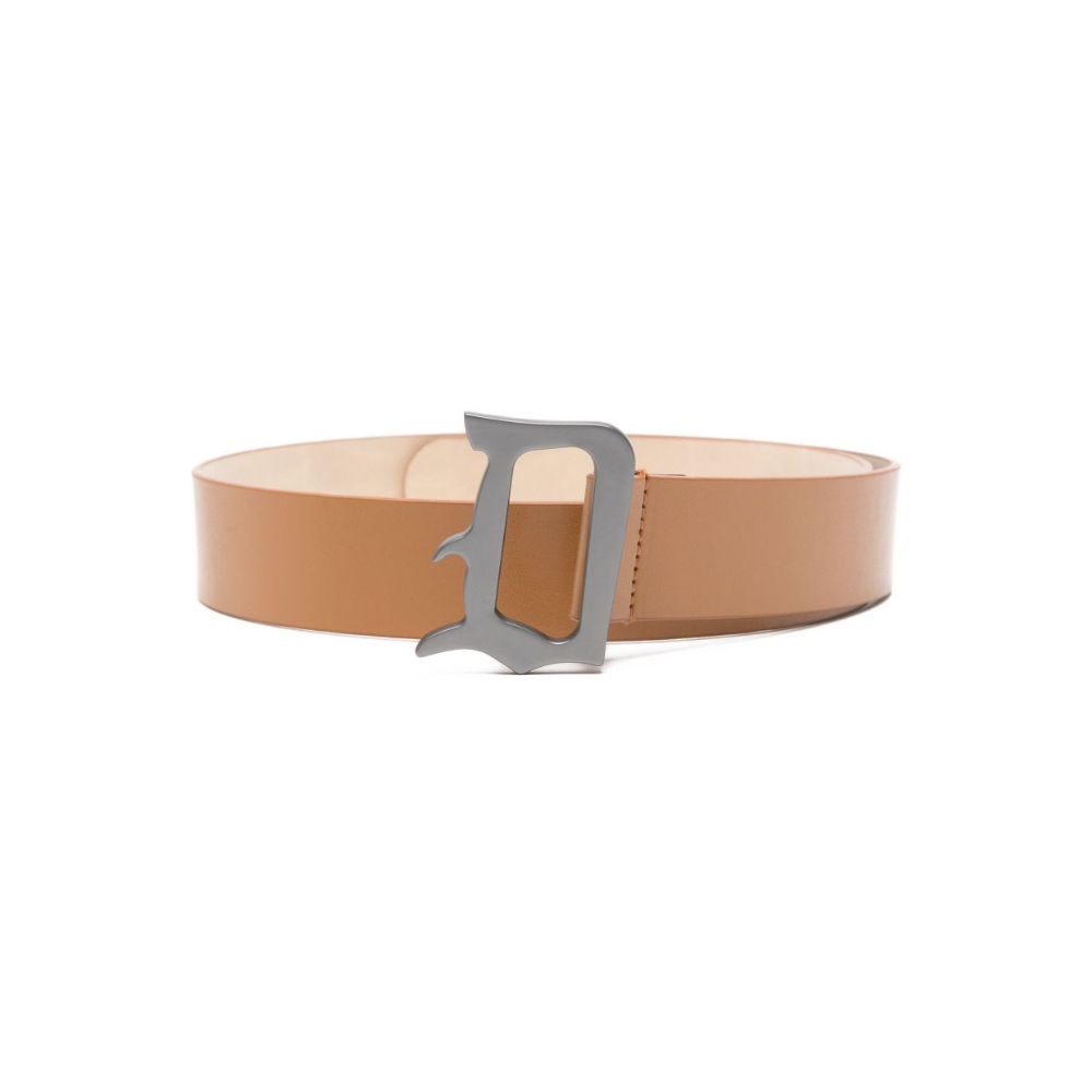 Cintura per bambino DONDUP Kids marrone con fibbia con logo DMAV002CPE020 6006 DONDUP KIDS