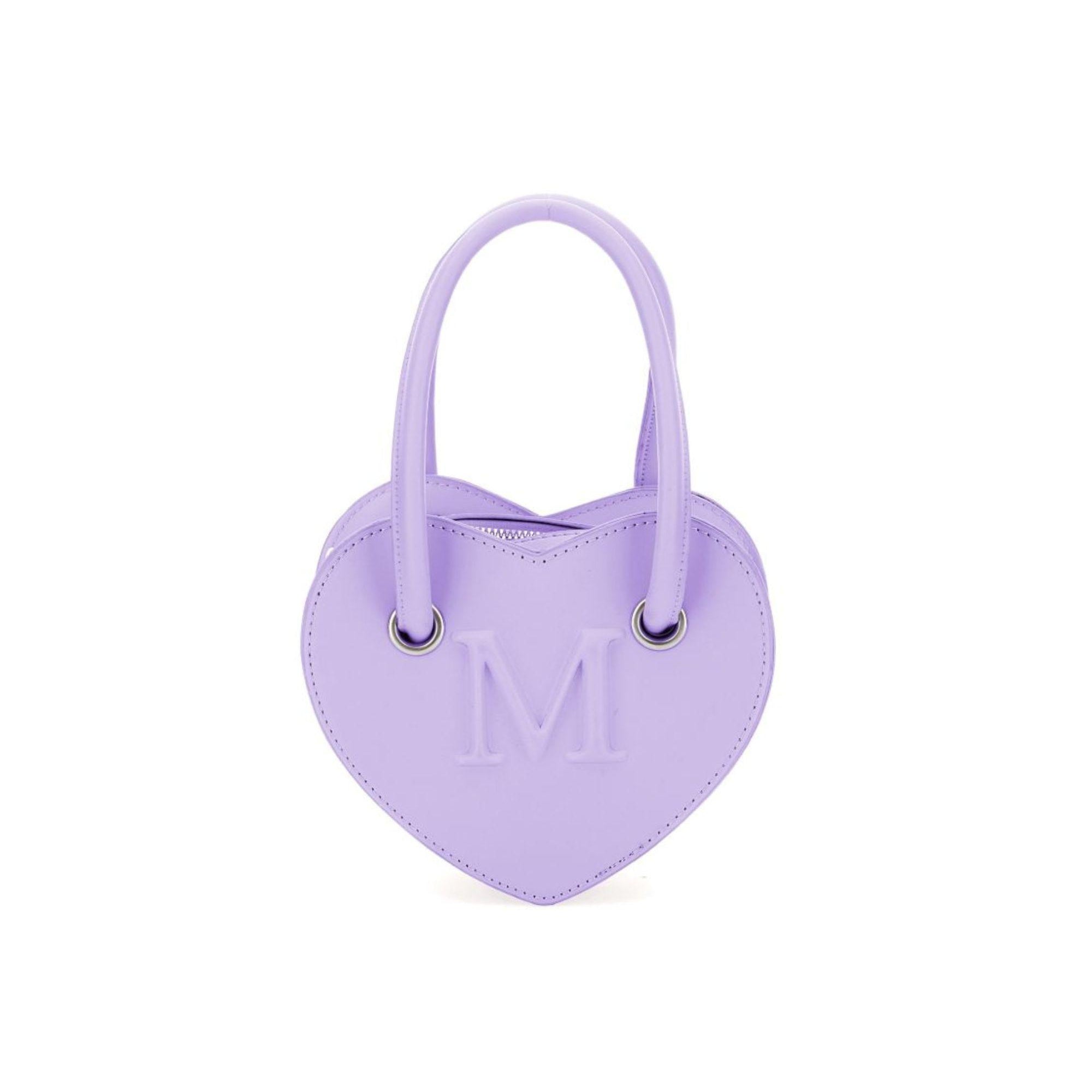 Borsa per bambina Monnalisa viola a forma di cuore 17G002 7069 0065 MONNALISA KIDS
