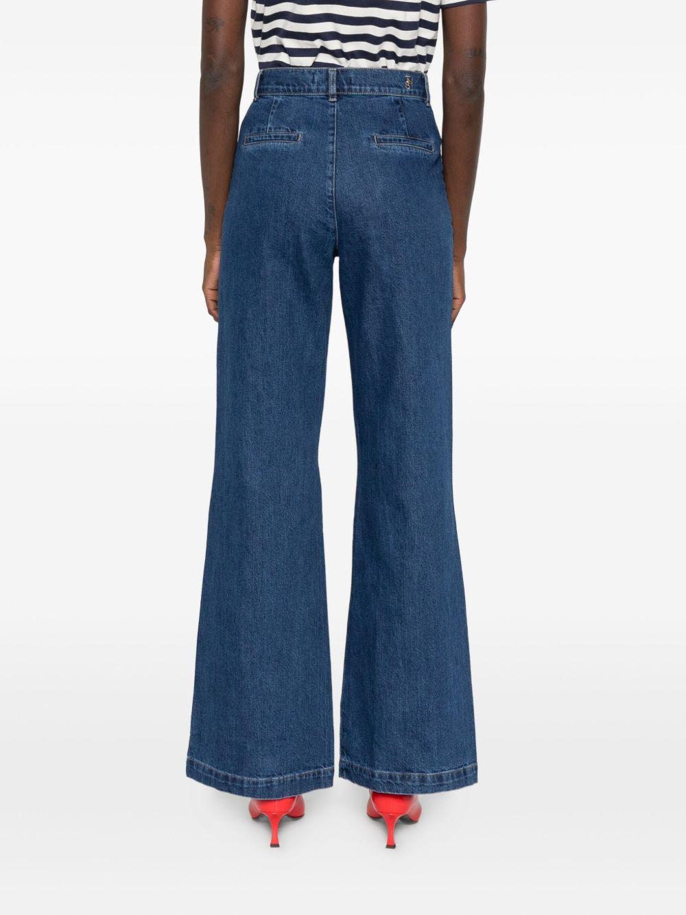 Jeans per donna The New Society denim a vita alta AW25WPA7C39 MID BLUE THE NEW SOCIETY KIDS