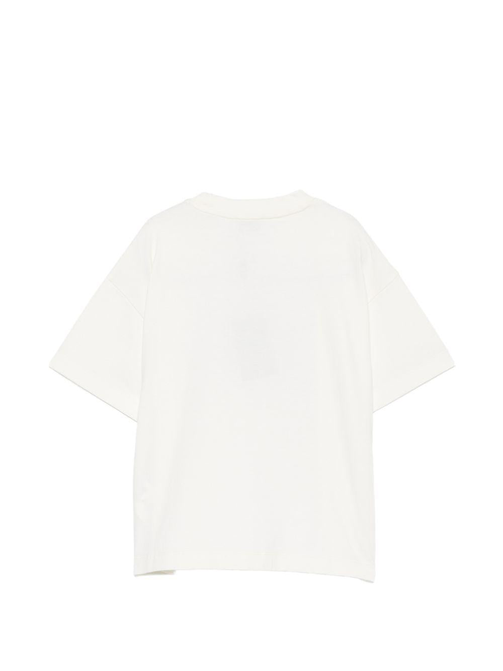 T-shirt per bambino Etro Kids bianca con motivo Pegaso GZ8H21 Z3672 102AZ ETRO KIDS