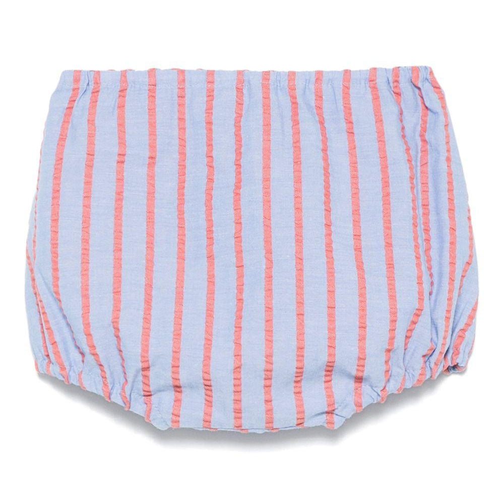 Pantaloncini per neonata Mariella Ferrari azzurro a righe PLE5 024 MARIELLA FERRARI