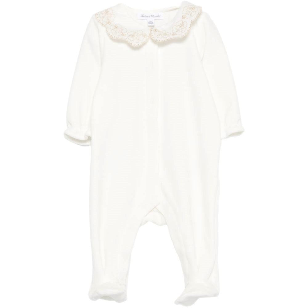 Tutina per neonata Tartine & Chocolat bianco con ricamo CC54090 13 TArtine & Chocolat KIDS