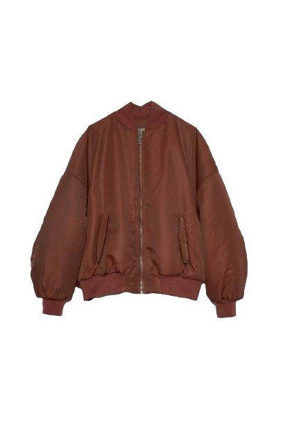 Giubbino per donna The M marrone con etichetta con logo YAM MOCHA THE M