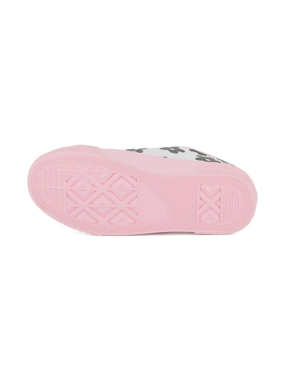 Sneakers per bambina The Marc Jacobs Kids rosa con stampa floreale W60820 475 THE MARC JACOBS KIDS