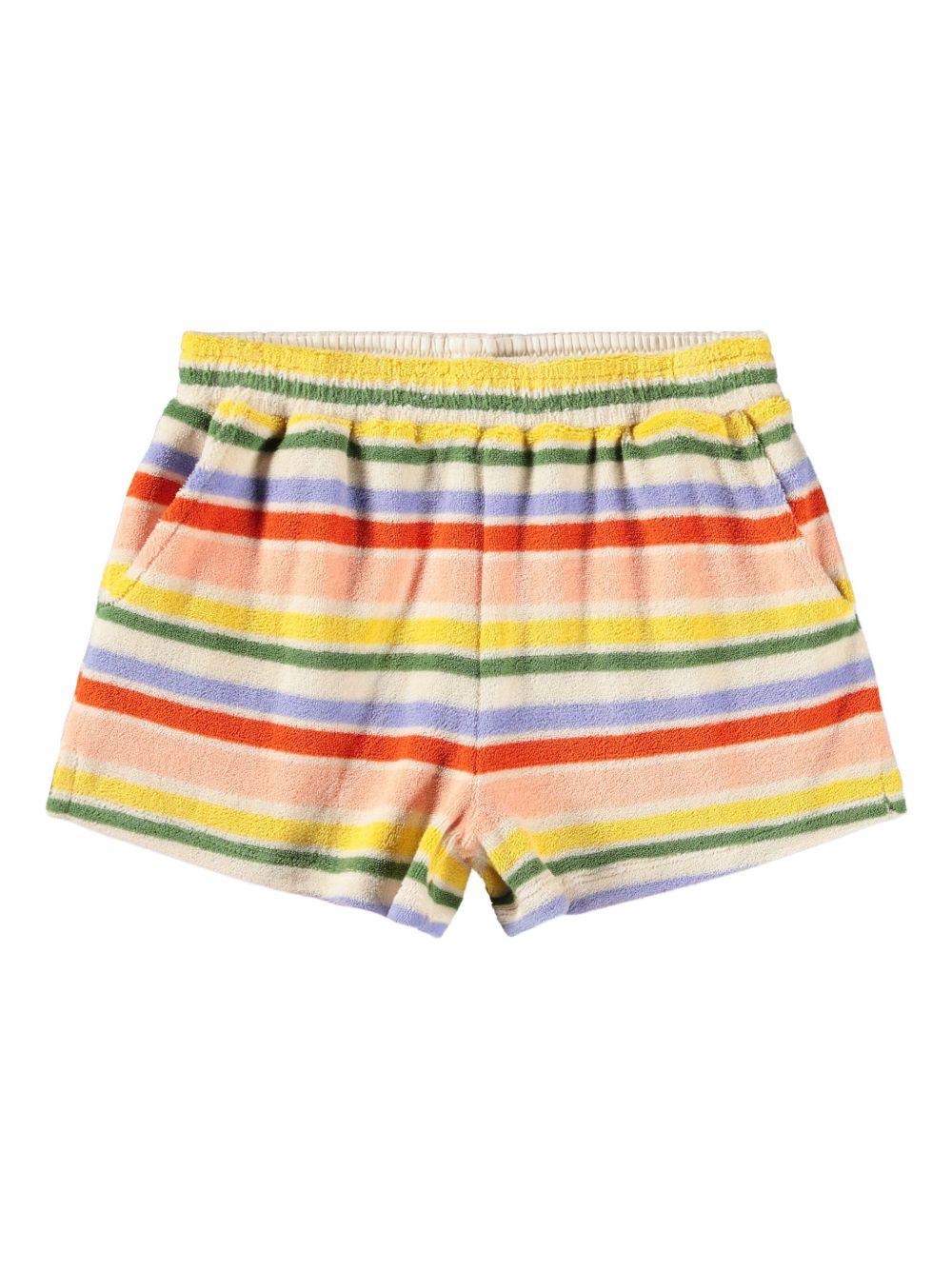 Shorts Angela per bambina Molo multicolore con design a righe 2S26H117 9487 MOLO KIDS