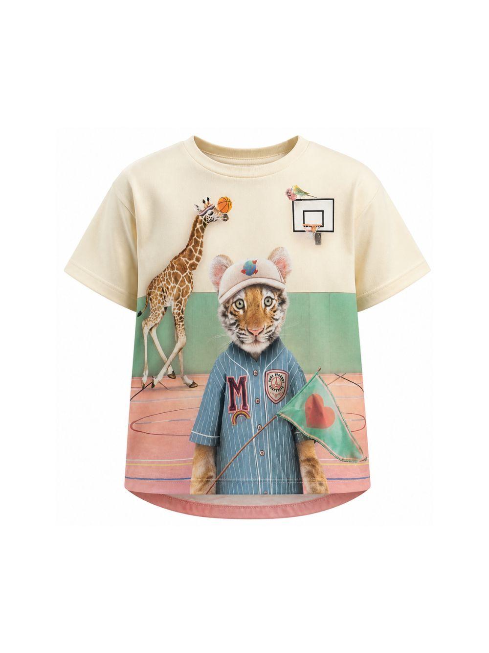 T-shirt per bambina Molo Kids multicolore con stampa grafica all-over 2W26A209 5804 MOLO KIDS