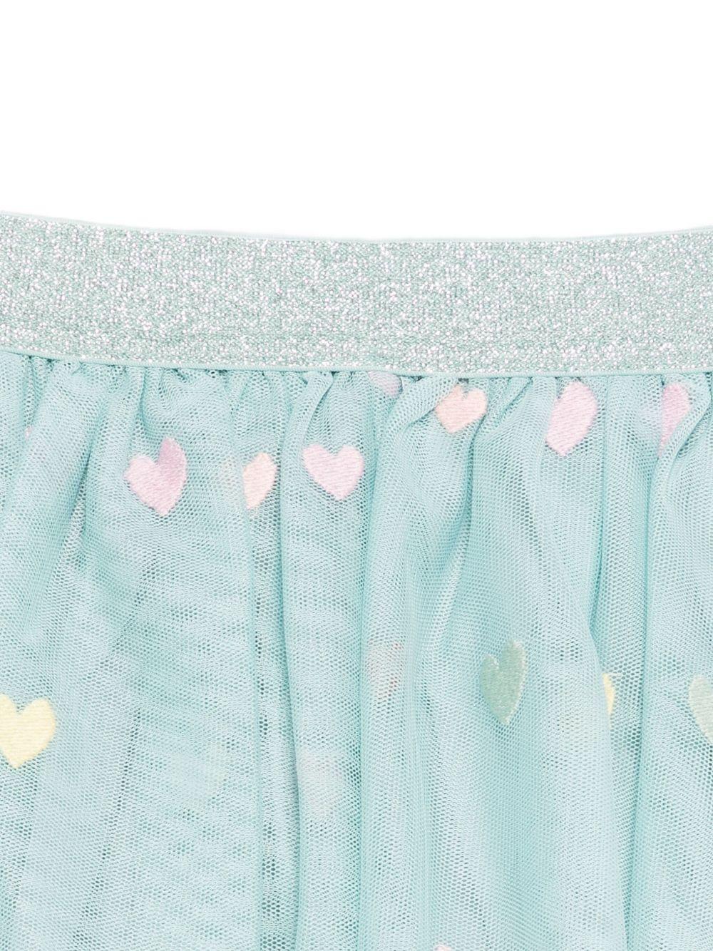 Gonna per neonata Stella McCartney Kids azzurro con decorazione TX7031 Z3079 923MC STELLA McCARTNEY KIDS